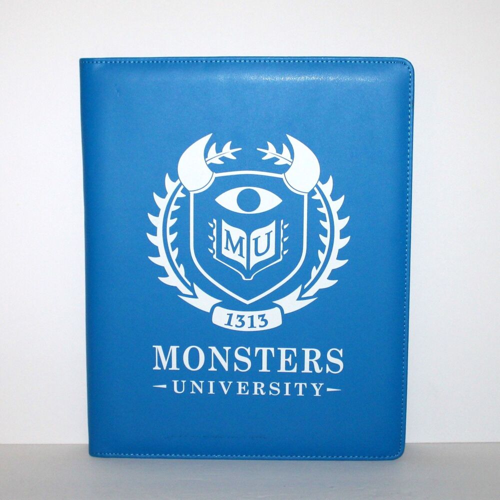 Monsters University Folder Notebook and Pen Disney Pixar